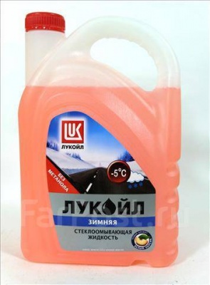 Стеклоомывающая жидкость Лукойл -5, с ароматом белого персика